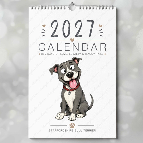 Blue staffie staffordshire - blue,